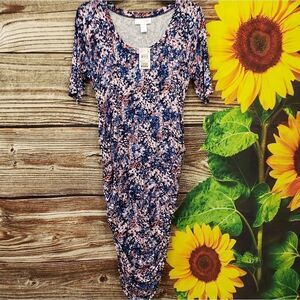 Motherhood Maternity maxi short Sleeve dress NWT